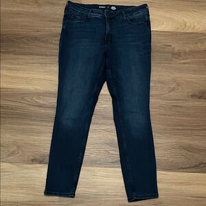 Old Navy Women's Rockstar Super Skinny Dark Indigo Skinny Jeans Size 14